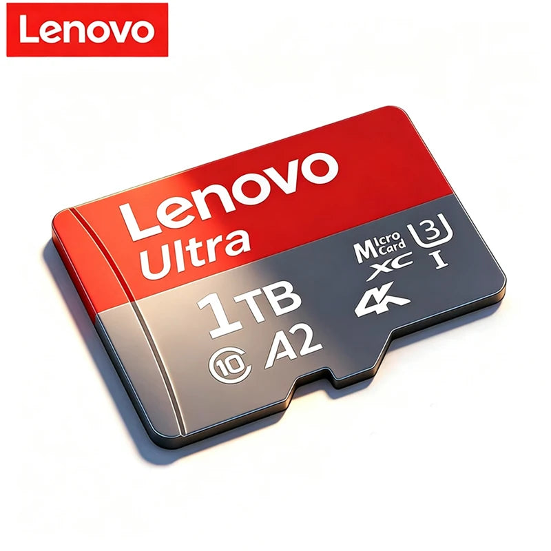 Lenovo High Speed Micro SD Card 512GB A2 U3 V30 Memory Card With Adapter For DJI Drone GoPro Camera 128GB 256GB TF Flash Cards